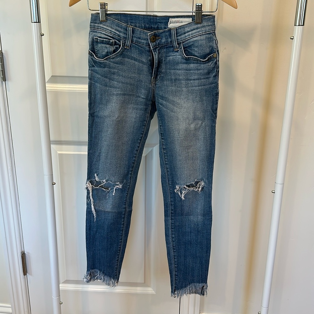 Pistola Cropped Skinny Jeans